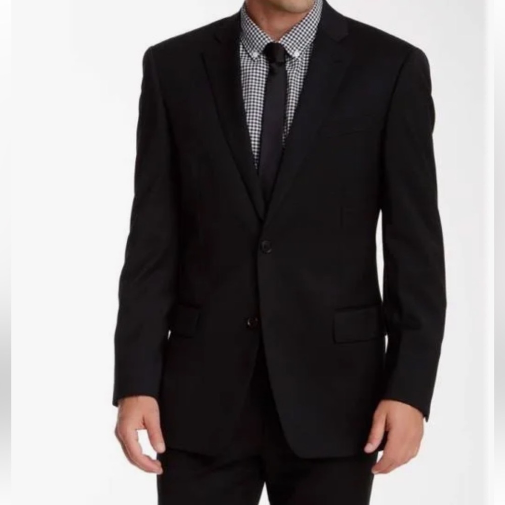 John Varvatos USA Loft 2-Button Blazer Jacket - Picture 1 of 15